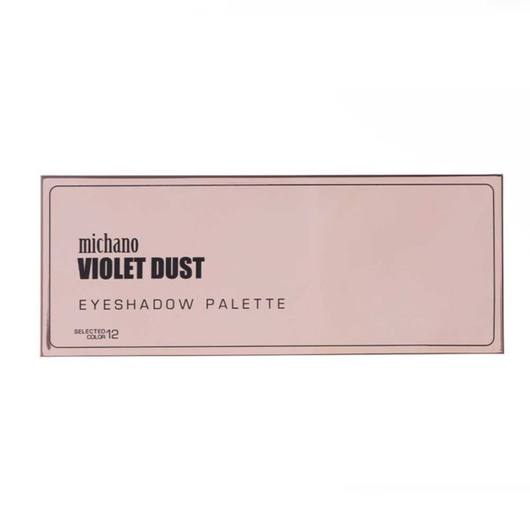 پالت سایه ۱۲ رنگ VIOLET DUST میچانو
